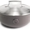 Saveur Selects Hapjespan Voyage - Rabbit Grey - ø 25 Cm / 3.3 Liter - Geëmailleerde Anti-aanbaklaag -Thuiskeuken 1 1 10