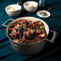 Saveur Selects Braadpan Voyage - Rabbit Grey - ø 25 Cm / 4.7 Liter - Geëmailleerde Anti-aanbaklaag -Thuiskeuken 1 3 15