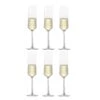 Zwiesel Glas Champagneglazen Pure - 215 Ml - 6 Stuks -Thuiskeuken 112415 Pure Sekt 7 mitInhalt 000013433 59385 6 stuks