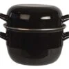 Cosy & Trendy Mosselpan - Zwart - ø 20 Cm / 3.3 Liter -Thuiskeuken 116992