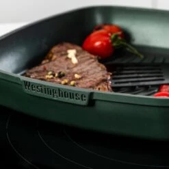 Westinghouse Pannenset Performance (Wokpan + Grillpan) ø 28 Cm - Groen - Inductie En Alle Andere Warmtebronnen -Thuiskeuken 1200x1200 40