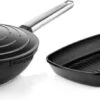 Westinghouse Pannenset Performance (Wokpan + Grillpan) ø 28 Cm - Zwart - Inductie En Alle Andere Warmtebronnen 1 Westinghouse Pannenset Performance (Wokpan + Grillpan) ø 28 Cm - Zwart - Inductie En Alle Andere Warmtebronnen -Thuiskeuken 1200x455