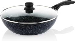 Westinghouse Pannenset Black Marble (Grillpan 28 Cm + Wokpan ø 30 Cm) - Inductie En Alle Andere Warmtebronnen -Thuiskeuken 1200x661 1