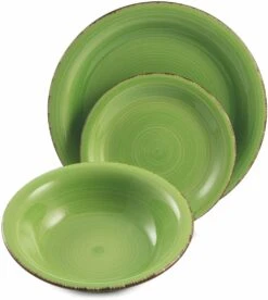 Villa D'Este Serviesset Baita - Colori Caldi - 18-delig / 6 Personen -Thuiskeuken 2171740 b