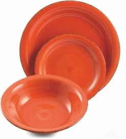 Villa D'Este Serviesset Baita - Colori Caldi - 18-delig / 6 Personen -Thuiskeuken 2171740 d