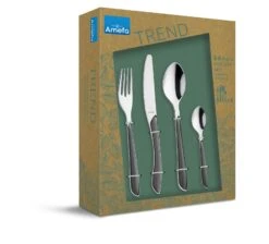 Amefa Bestekset Eclat - Leigrijs - 24-delig / 6 Personen -Thuiskeuken 2294SLTR42C71 4