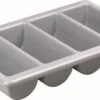 Bestekbak Grijs 4-Vaks GN 1/1 -Thuiskeuken 306c763636d7fdadc71eaa1e10ea60d8