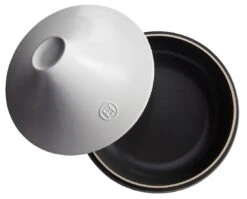 Emile Henry Tajine Delight - Zwart / Wit - Inductie - ø 33.5 Cm / 4 Liter -Thuiskeuken 3289317766329 4