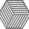 Zone Denmark Pannenonderzetter Hexagon - Cool Grey - 16 X 14 Cm -Thuiskeuken 330137 high