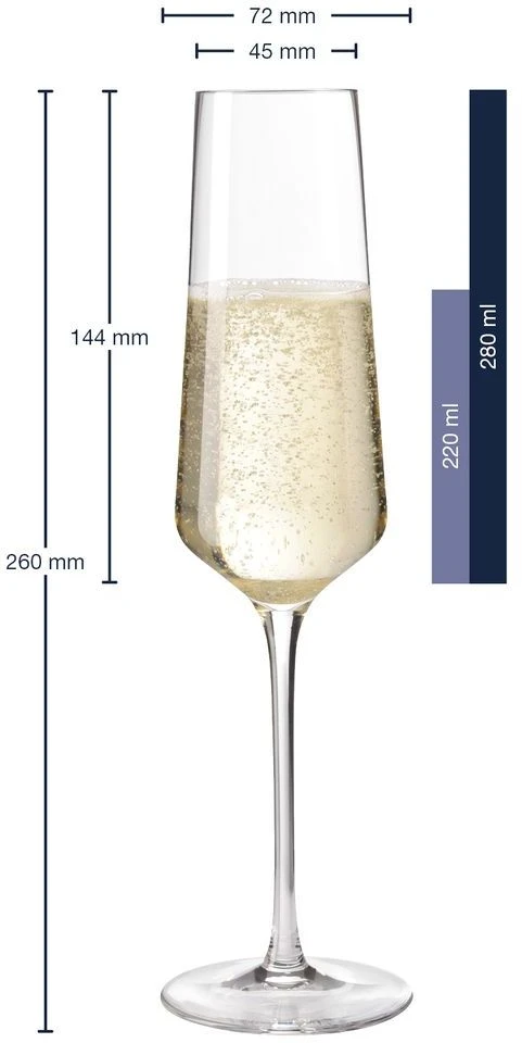 Leonardo Wijnglazenset Puccini (Rode Wijnglazen & Witte Wijnglazen & Champagneglazen) - 18 Delige Set 6 Leonardo Wijnglazenset Puccini (Rode Wijnglazen & Witte Wijnglazen & Champagneglazen) - 18 Delige Set - Afbeelding 4