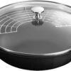 Staub Wokpan - Zwart - ø 30 Cm / 4.4 Liter - Geëmailleerde Anti-aanbaklaag -Thuiskeuken 40501 470 5 1