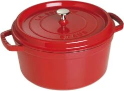 Thuiskeuken 44 Staub Braadpan / Cocotte - Kersenrood - ø 28 Cm / 6.7 Liter