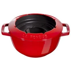 Staub Fondueset Kersenrood - ø 20 Cm / 2.36 Liter -Thuiskeuken 40511 975 0 2