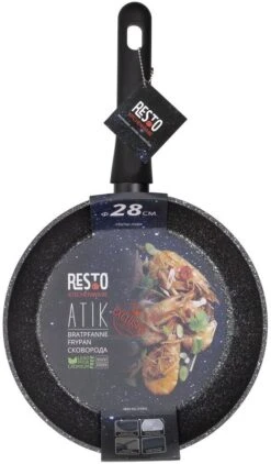 Resto Kitchenware Koekenpan Atik - ø 28 Cm - Standaard Anti-aanbaklaag -Thuiskeuken 4260403577127