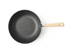 BK Wokpan Force - Carbon Steel - ø 30 Cm - Zonder Anti-aanbaklaag -Thuiskeuken 42ff24c651a0aed7ab9931c29c7a6c899fd9690f 144dpi BK Force CS ind Wok 30 Top
