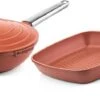 Westinghouse Pannenset Performance (Wokpan + Grillpan) ø 28 Cm - Rood - Inductie En Alle Andere Warmtebronnen -Thuiskeuken 550x238