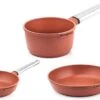 Westinghouse Pannenset Performance (Koekenpan ø 24 En 28 Cm + Steelpan ø 18 Cm) - Rood - Inductie En Alle Andere Warmtebronnen -Thuiskeuken 550x318