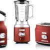 Westinghouse Retro Waterkoker + Broodrooster 2 Sleuven + Blender - Rood -Thuiskeuken 550x334 1