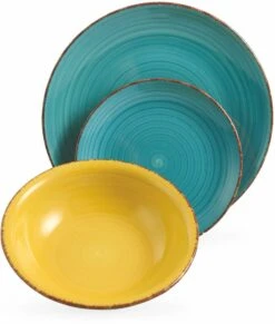 Villa D'Este Serviesset Baita 2 Intensita Doppia - 18-delig / 6 Personen -Thuiskeuken 5907302 m