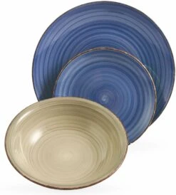 Villa D'Este Serviesset Baita 2 Intensita Doppia - 18-delig / 6 Personen -Thuiskeuken 5907302 o