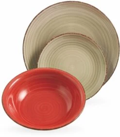 Villa D'Este Serviesset Baita 2 Intensita Doppia - 18-delig / 6 Personen -Thuiskeuken 5907302 p