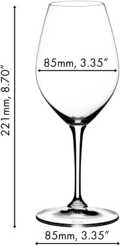 Riedel Champagne Glazen / Witte Wijnglazen Wine Friendly - 4 Stuks -Thuiskeuken 642200403 dimensions meuzh7Bc 1