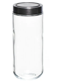Sareva Voorraadpot - Glas / RVS Deksel - ø 8 Cm / 1 Liter -Thuiskeuken 7061114577782 2