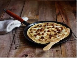 Staub Pannenkoekenpan - Zwart - ø 28 Cm - Geëmailleerde Anti-aanbaklaag -Thuiskeuken 750039974