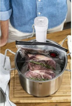 Zwilling Sous Vide Stick Enfinigy - Nauwkeurige Temperatuurinstelling - IPX7 Waterproof - Zilver/Wit -Thuiskeuken 750045379