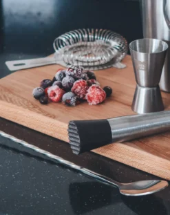 Vacu Vin Cocktail Zeef - Zilver - ø 9.5 Cm -Thuiskeuken 78623606 Bar Spoon Lifestyle V1 scaled 1