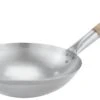 Paderno Wokpan - Met Houten Steel - ø 41 Cm - Zonder Anti-aanbaklaag -Thuiskeuken 8014808843693