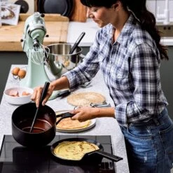 KitchenAid Steelpan Classic Forged - ø 16 Cm / 1.5 Liter - Keramische Anti-aanbaklaag -Thuiskeuken 813CAuPQxL. AC SL1500