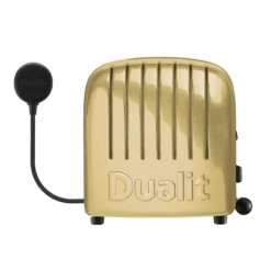 Dualit Broodrooster NewGen - Extra Brede Sleuven - Messing - D27391 -Thuiskeuken 85836 aws newgen vario brass panel