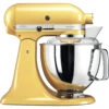 KitchenAid Keukenmachine Artisan - Kantelbare Kop - Pastel Geel - 4.8 Liter - 5KSM175PSEMY -Thuiskeuken 859701501050