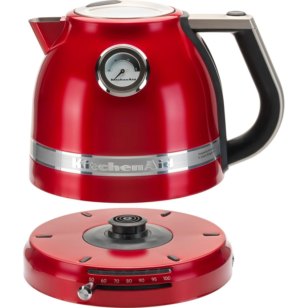 KitchenAid Waterkoker Artisan - Temperatuurregeling - Appelrood - 1.5 Liter - 5KEK1522ECA 5 KitchenAid Waterkoker Artisan - Temperatuurregeling - Appelrood - 1.5 Liter - 5KEK1522ECA - Afbeelding 3