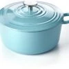 BK Braadpan Bourgogne - Aqua Blue - ø 24 Cm / 4.2 Liter -Thuiskeuken 8718311317527 2