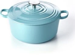 BK Braadpan Bourgogne - Aqua Blue - ø 24 Cm / 4.2 Liter