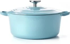 BK Braadpan Bourgogne - Aqua Blue - ø 28 Cm / 6.7 Liter -Thuiskeuken 8718311317527 1