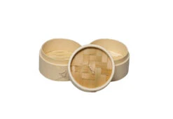 Sareva Stoommandje Bamboe 2-laags - ø 10 Cm -Thuiskeuken 8720364451066 2