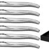 Jay Hill Steakmessen Laguiole - Raw Black - RVS - 6 Stuks -Thuiskeuken 8720364453435
