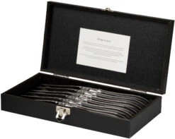Jay Hill Steakmessen Laguiole - Zwart - 6 Stuks -Thuiskeuken 8720364453473 6