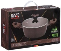 Resto Kitchenware Kookpan Carina - ø 20 Cm / 2 Liter - Standaard Anti-aanbaklaag -Thuiskeuken 93018.4260403578612.ver03