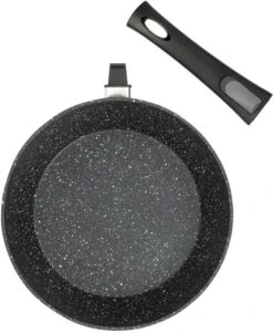 Resto Kitchenware Koekenpan Leo - ø 24 Cm - Standaard Anti-aanbaklaag -Thuiskeuken 93040.4260403577806.ver80