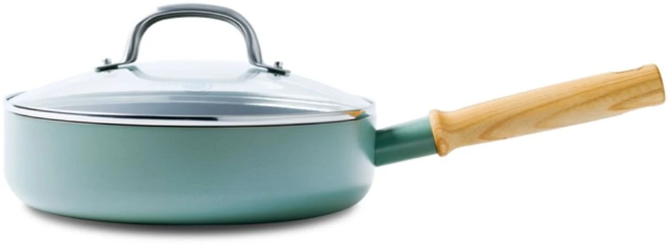 GreenPan Hapjespan Met Deksel - Mayflower - ø 24 Cm / 2.6 Liter - Keramische Anti-aanbaklaag 3 GreenPan Hapjespan Met Deksel - Mayflower - ø 24 Cm / 2.6 Liter - Keramische Anti-aanbaklaag