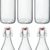 Bormioli Rocco Beugelflessen / Weckflessen Giara - Transparant - 1 Liter - 6 Stuks -Thuiskeuken Bormioli Rocco Beugelflessen Weckflessen Giara Transparant 1 liter 6 stuks