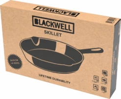 Blackwell Koekenpan - Gietijzer - ø 20 Cm - Zonder Anti-aanbaklaag -Thuiskeuken Box20 Package New