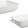 BonBistro Ovenschaal Yong Squito - 16 X 16 X 5 Cm / 940 Ml - Wit - 2 Stuks -Thuiskeuken CL productafbeeldingen 2024 06 04T112758.615 1