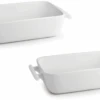 BonBistro Ovenschaal Yong Squito - 20 X 14 X 6 Cm / 1.1 Liter - Wit - 2 Stuks -Thuiskeuken CL productafbeeldingen 2024 06 04T114946.464 1