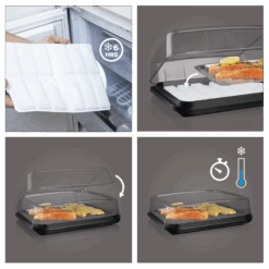 Vacu Vin Koelhoudplaat Active Cool Plate - Zwart -Thuiskeuken CoolPlate Instructions 2