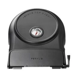 Fernus & Friends Pizza Oven - Voor Fornuis - Black Matted - Voor ø 26 Cm Pizza's -Thuiskeuken Fernus Zwart 1